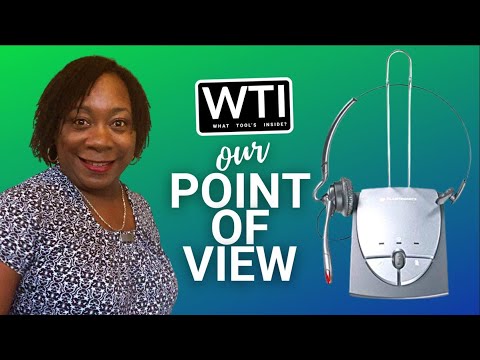 Plantronics Corded Telephone Headset - WTI product video review