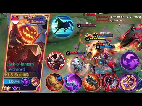 GLOBAL LEOMORD NEW DISASTER OP BUILD! (DAMAGE AND STRONGEST DEFENSE) BEST BUILD IN MYTHIC RANK MLBB