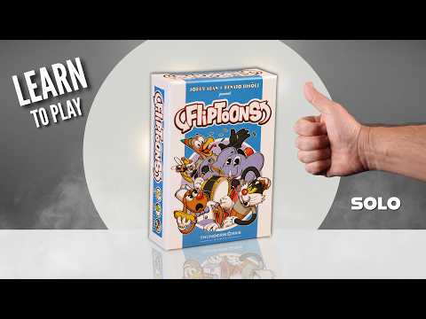 FlipToons Solo Playthrough & Tutorial | Learn to Play