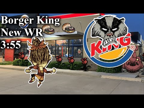 The SUB 4 BORGER KING ORANGE DON'T STARVE WORLD RECORD (Also new rose death wr aswell)