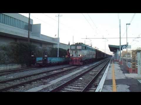 E655.164 sul MRS 55307 Bologna Interporto - Maddaloni Marcianise, in partenza da Pomezia