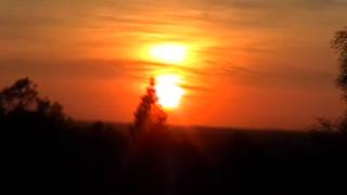 England World Cup Sunset And Chemtrails.