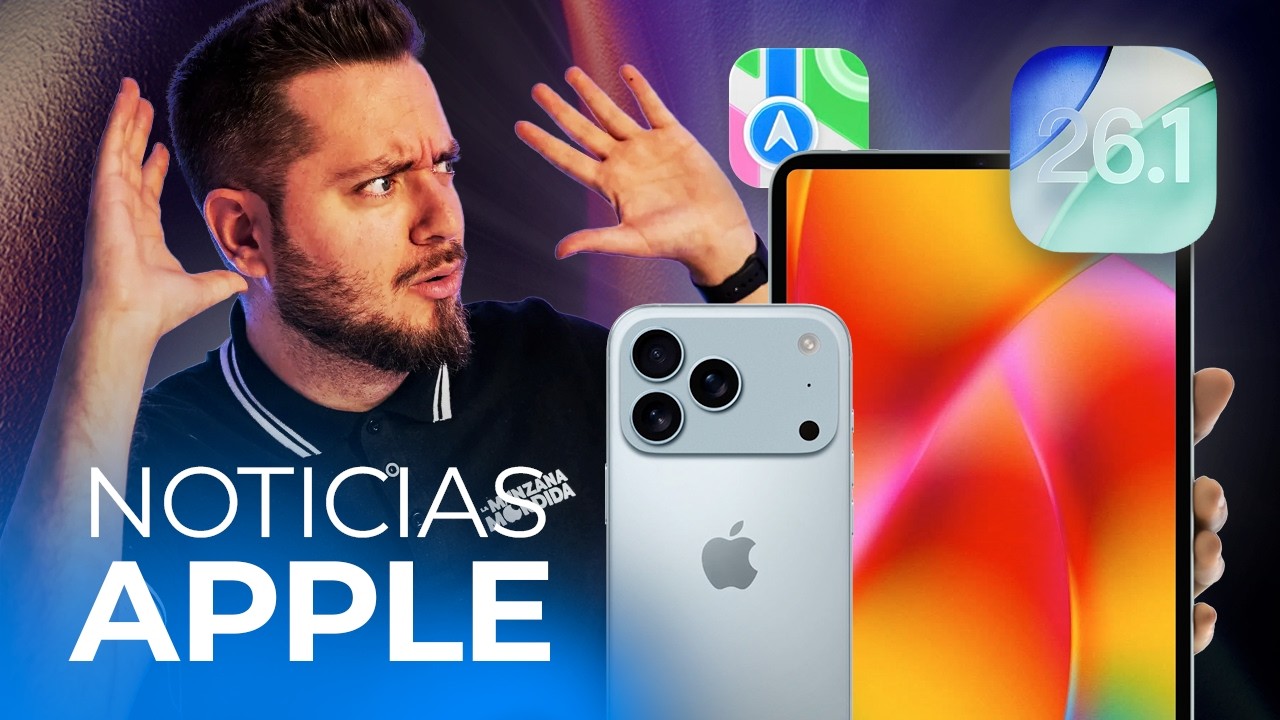 iOS 26.1 ya está aquí, primeros rumores iPhone 18, iPad mini OLED y más noticias Apple