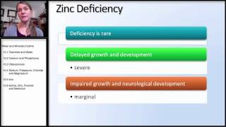 10.6 Mineral: Iodine, Zinc, Fluoride, Selenium