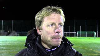 preview picture of video 'Staal Jørpeland - Bryne 2  4-1 Avtroppende trener Hallgeir Hinna intervjues etter kampen'