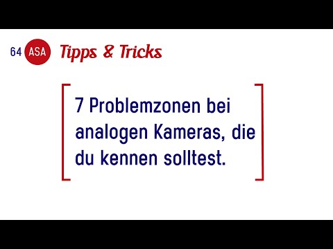 Analoge Kameras checken – 7 Problemzonen, die du kennen solltest