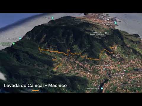 Levada do Caniçal - Machico Trail Map, Walking in Madeira