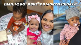 DAY IN THE LIFE WITH A 6 MONTH OLD | doctor's appt, lovevery at target, solids & 6 month update