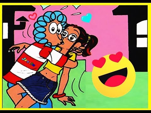 Tina e Rolo namorando? - Um beijo é bem mais que um simples beijo - Quadrinhos Turma da Mônica