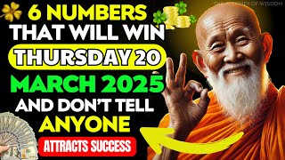 6 Lucky Numbers to FOCUS and GET RICH on MONDAY 17TH MARCH 2025 | Buddhist Teachings