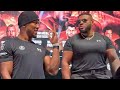 Anthony Joshua FLIPS OFF Big Baby Miller to his face after verbal exchange!