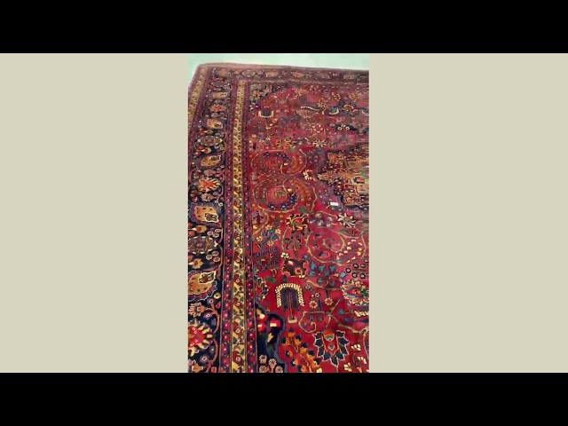 سجاد ايراني مشهد صوف كرك انتيك - صناعة و نسيج يدوي...