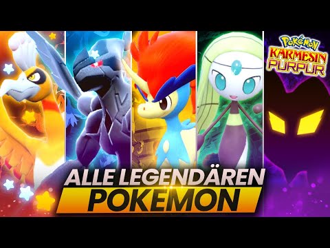 Alle LEGENDÄREN Pokémon im NEUEN Karmesin & Purpur DLC!