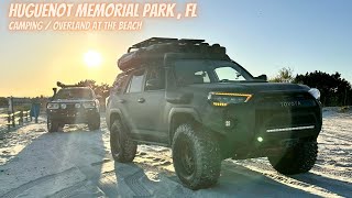 HUGUENOT MEMORIAL PARK, FL - CAMPING & OVERLAND AT THE BEACH.