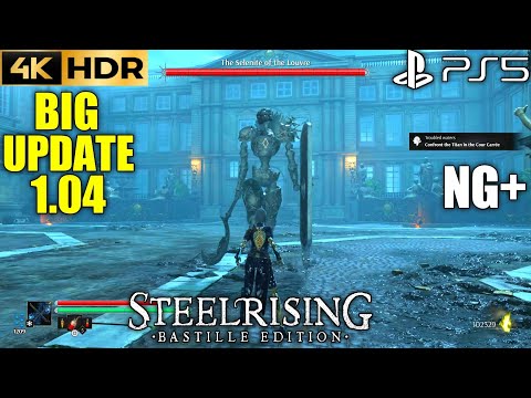 STEELRISING NG+ The Selenite of the Lauvre Boss Fight | STEELRISING NG+ Build Alchemist PS5 Gameplay