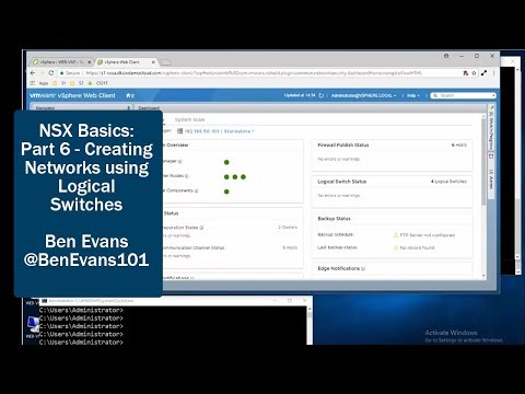NSX Basics – Creating Networks using Logical Switches