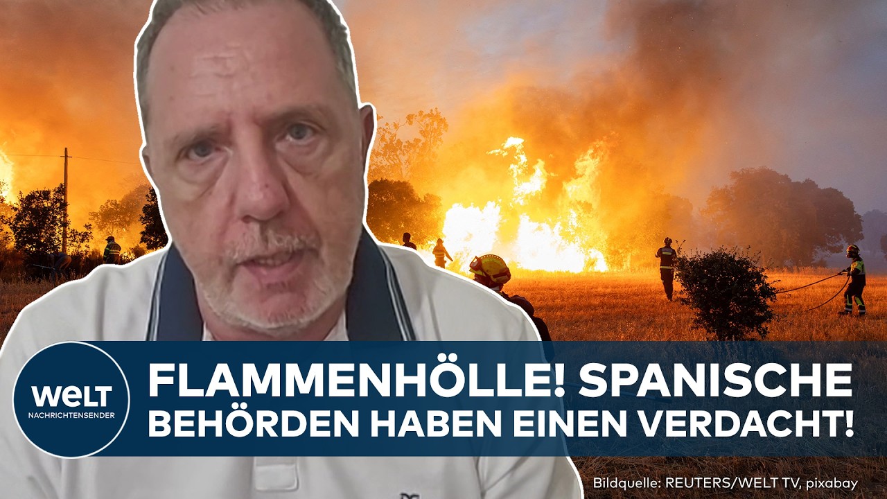 SPANIEN: "Pyromanen im Verdacht!" Waldbrand-Katastrophe! Schlimmstes Feuerjahr der Geschichte