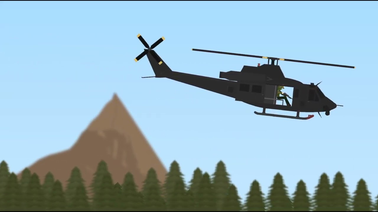 Helicopter scene  |  Stick Nodes