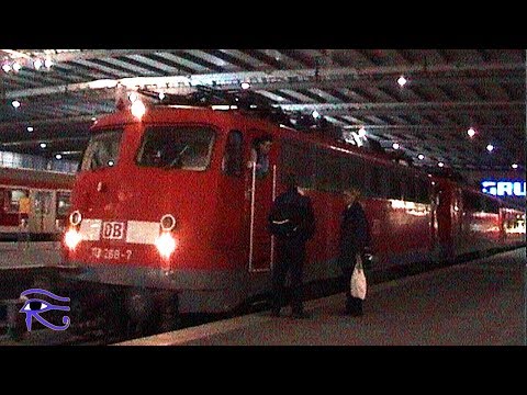 Hauptbahnhof München DB winterlicher Abendrundgang 2003 mit ET420, 113, 101, 111, 218, 612 etc.