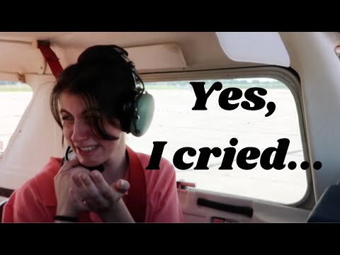 My FIRST SOLO FLIGHT at 19 Years Old (Female Pilot) | Cockpit + ATC Audio