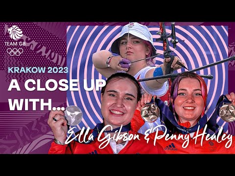 REACTION | Penny Healey & Ella Gibson talk Archery, Medals and Paris 2024 | Krakow 2023