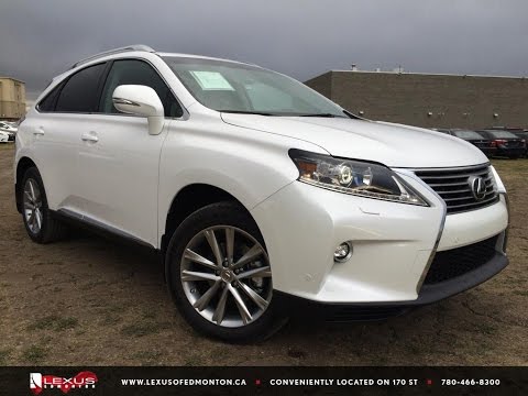 New White 2015 Lexus RX 350 AWD Sportdesign Touring Package Review North Edmonton