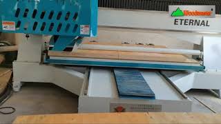 Máy CNC lưỡi cưa cắt ván ép 2 chiều làm Pallet