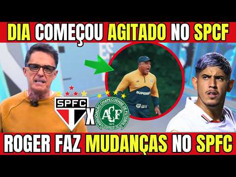 ROGER MACHADO CHEGOU COM TUDO NO SAO PAULO! TREINO PESADO NO SPFC! NOTICIAS DO SPFC HOJE