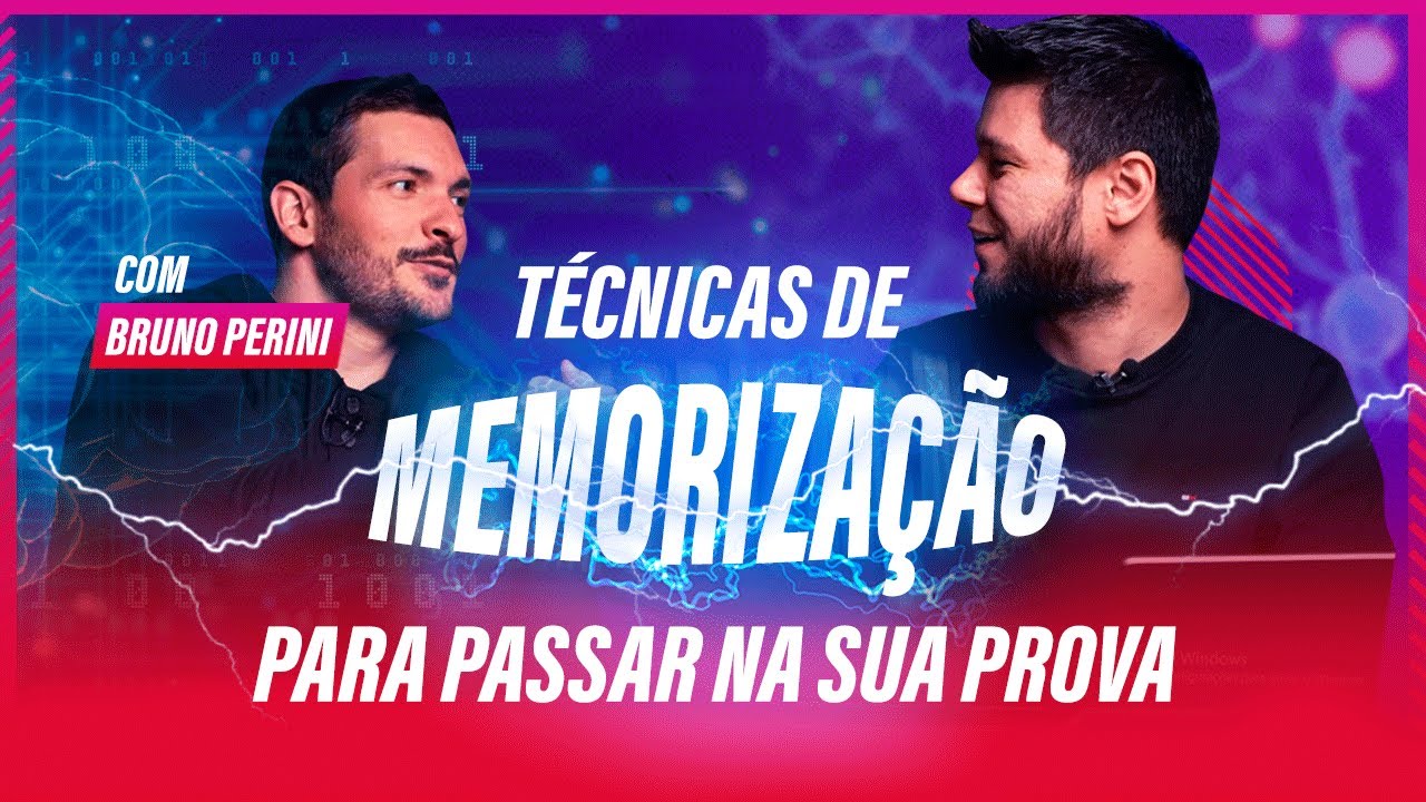 Técnicas de memorização para passar na sua prova com Bruno Perini