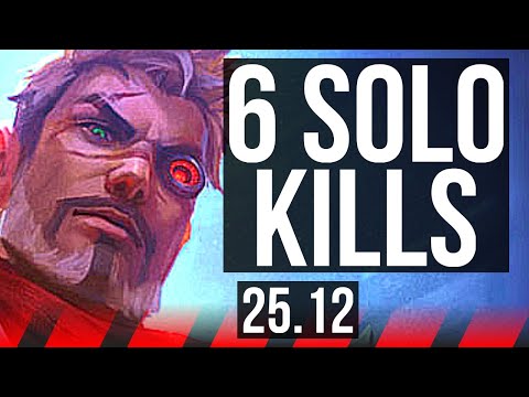 JAYCE vs ORNN (TOP) | 68k DMG, 6 solo kills, 15/4/18 | KR Master | 25.12