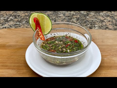 How to make spicy garlic black pepper salted lime sauce for dipping 🌶🌶