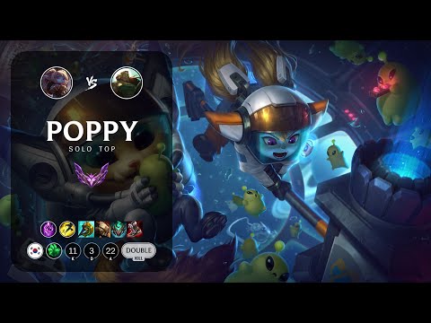 Poppy Top vs Illaoi - KR Master Patch 12.22