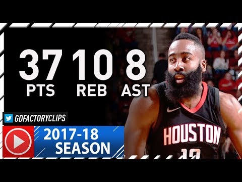 James Harden Full Highlights vs Nets (2017.11.27) - 37 Pts, 10 Reb, 8 Ast, NASTY!