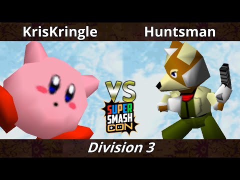 SSC 2022 Division 3 - Huntsman (Fox) Vs. KrisKringle (Kirby) SSB64 Smash Bros Tournament