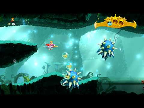 Rayman Legends 100% Walkthrough Part 47 - Jibberish Jungle - Still Flowing / Hunter Gatherer