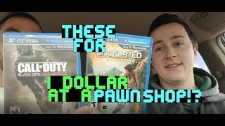 Amazing & CHEAP Pawn Shop Game Finds! PS Vita games for 1 DOLLAR! & So much more!