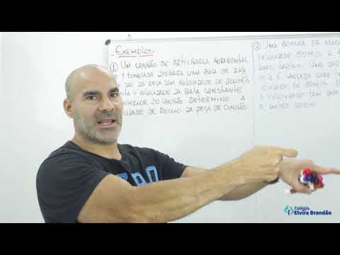 Aula de Física - Conservação da Quantidade de Movimento (Sistema Isolado)