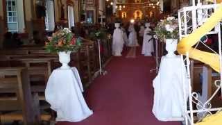 preview picture of video 'San Fabian Church Wedding by VG Gown and Apparels,Church Decoration,Flower Arrangement'