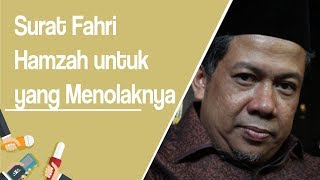 Kedatangannya Ditolak di Kupang, Fahri Hamzah Tulis Surat #KamiSundaKecil ke Pihak yang Menolak