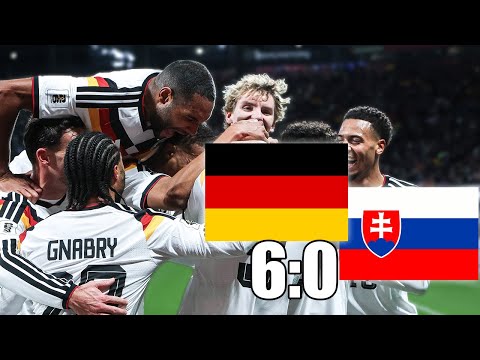 Germany COMPLETELY ESCALATES against Slovakia! (6:0) Flash Summary