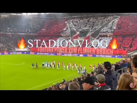 🔥😱EXTASE + PYRO SHOW🔥🏟STADIONVLOG Fortuna Düsseldorf - Hansa Rostock (3:1) Highlights