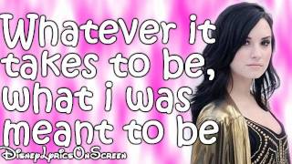 Demi Lovato - Me, Myself, And Time (Lyrics On Screen) HD