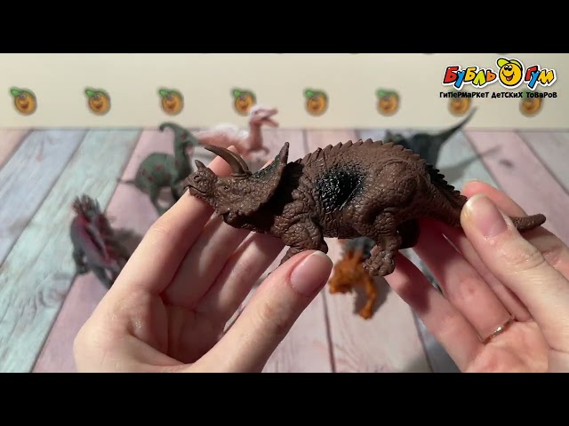 Набор фигурки Dino outbreak Динозавров 8шт c 3лет - видео