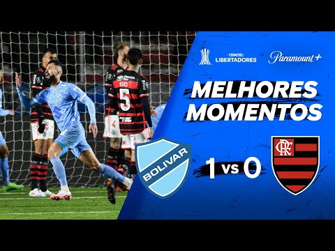 Gols e lances de Bolívar x Flamengo