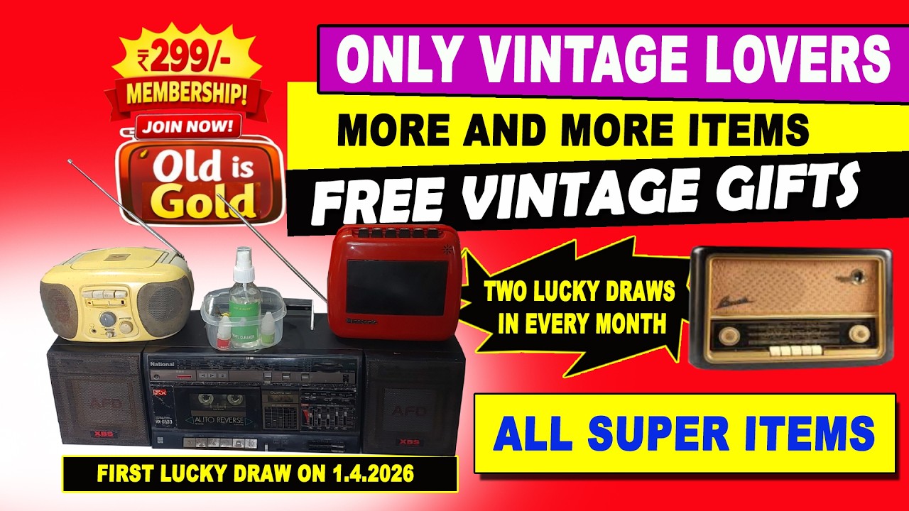 Only Vintage Lovers!!! | More and More Free Gifts!!!  | old is Gold