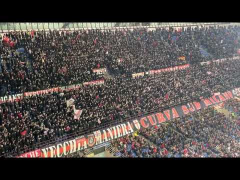 Milan 5-1 Sampdoria UNICO AMORE SEI Curva sud Milano