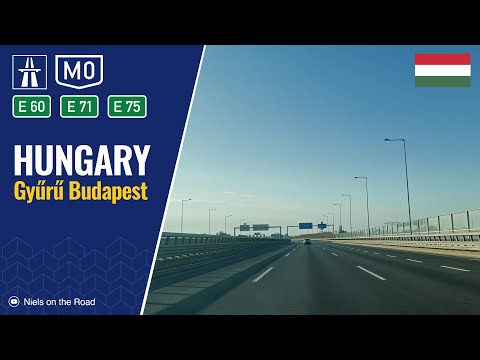 Driving in Hungary: Autopálya M0 E71 E75 E60 Gyűrű Budapest [Southern Ring]