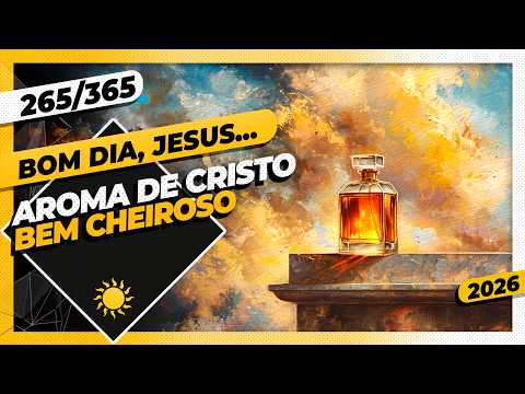 AROMA DE CRISTO: BEM CHEIROSO – Bom dia, Jesus! 265/365 (2026)