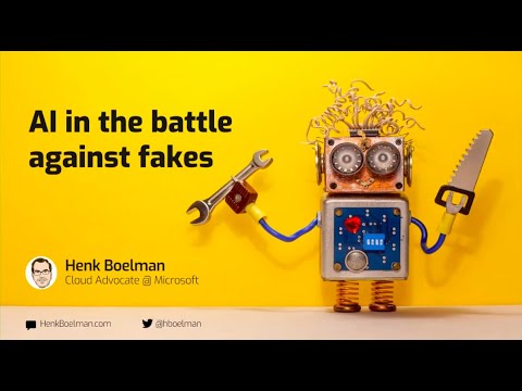 AI in the battle against fakes. - Henk Boelman