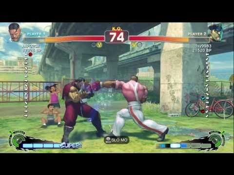 藍弟 lsy9983 [Bison] vs xAPO20x [Dudley] SSF4 Japanese Online Ranked Matches - TRUE-HD